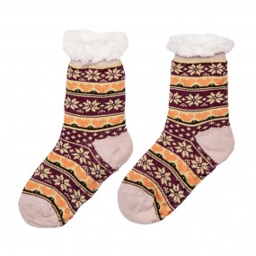 2JZSKSET0002 Chaussettes de Noël Set de 12 one size Multicolore Synthétique Flocons de neige