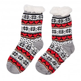 2JZSKSET0002 Chaussettes de Noël Set de 12 one size Multicolore Synthétique Flocons de neige