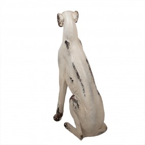 25MG0048 Decoratie Beeld Hond 37x24x79 cm Beige Keramisch materiaal