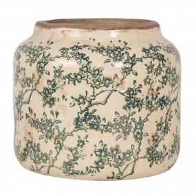 26CE1975L Fioriera Ø 18x16 cm Beige Ceramica Fiori