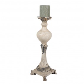 26MG0056 Candelabro 14x14x40 cm Beige Materiale ceramico