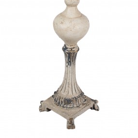 26MG0056 Candelabro 14x14x40 cm Beige Materiale ceramico