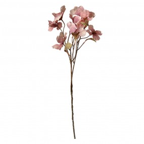 25PL0112P Fleur artificielle 72 cm Rose Plastique