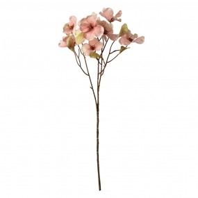 25PL0113P Fleur artificielle 72 cm Rose Plastique