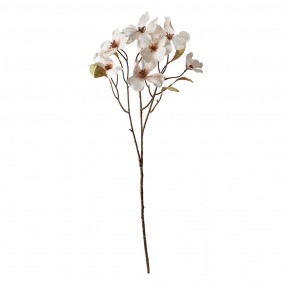 25PL0113W Fleur artificielle 72 cm Blanc Plastique