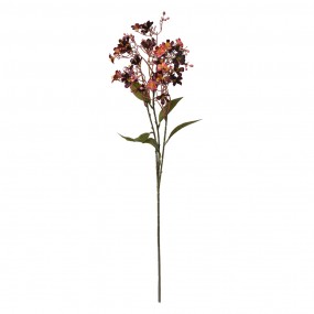 25PL0122R Fiore artificiale 70 cm Rosso Plastica