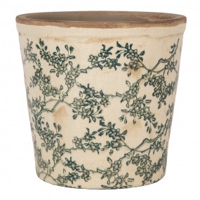 26CE1976M Fioriera Ø 17x16 cm Beige Ceramica Fiori