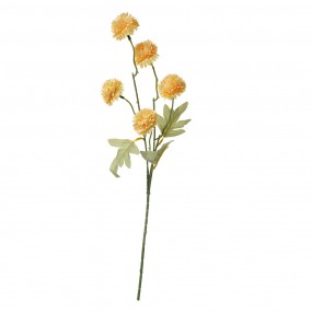 26PL0331Y Fleur artificielle 50 cm Jaune Plastique