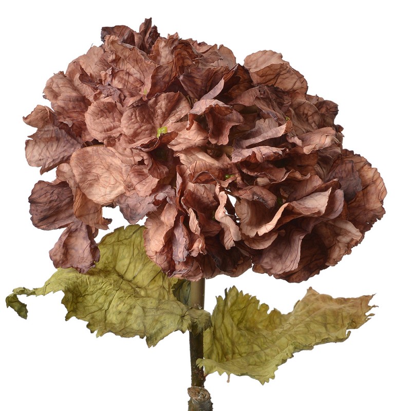 6PL0333PA Fleur artificielle Hortensia 55 cm Violet Plastique