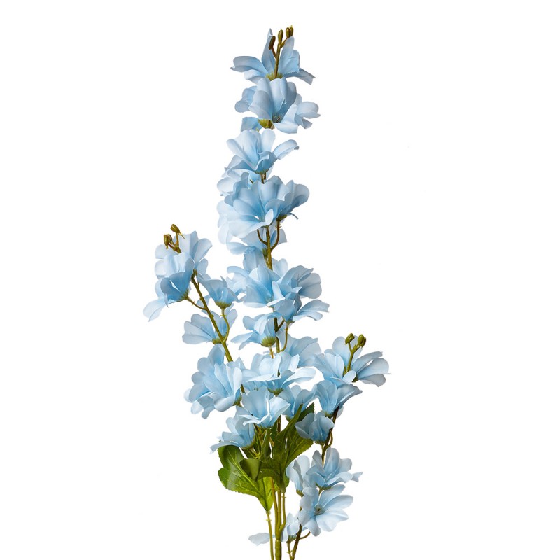 5PL0135BL Fleur artificielle 100 cm Bleu Plastique