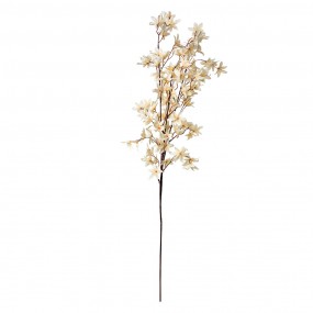 25PL0136BE Fleur artificielle 112 cm Beige Plastique