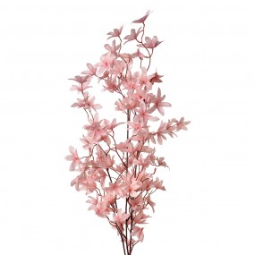 25PL0136DP Fleur artificielle 112 cm Rose Plastique