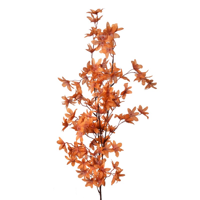 5PL0136O Fleur artificielle 112 cm Orange Plastique