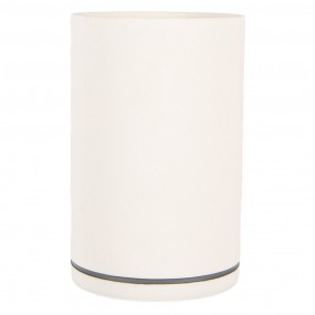 265872 Toothbrush Holder Ø 8x13 cm White Plastic