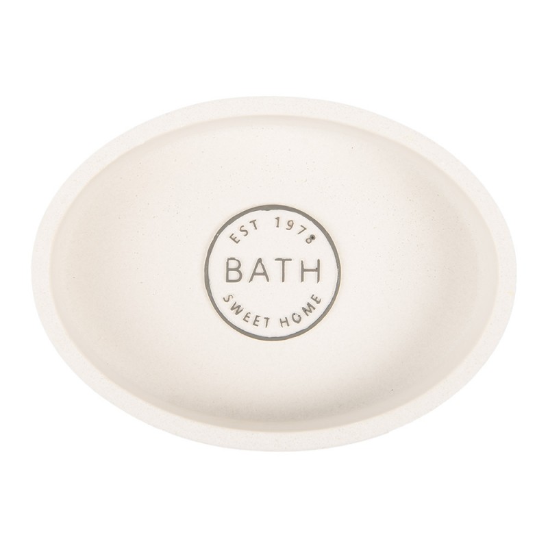 65873 Soap Dish 14x10x3 cm White Plastic