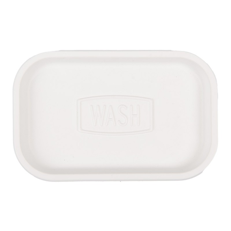 65875 Soap Dish 16x10x3 cm White Plastic