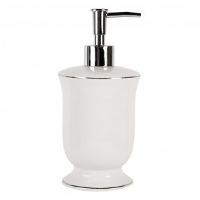 26CE1997 Soap Dispenser 350 ml White Ceramic Soap Pump