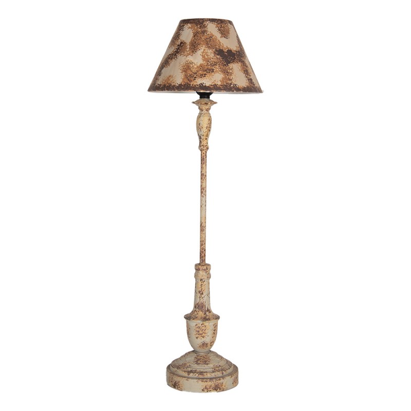 5LMC0043 Lampada da tavolo Ø 22x71 cm Beige Marrone  Metallo Lampada da scrivania