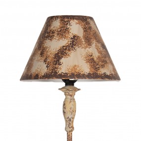 25LMC0043 Lampada da tavolo Ø 22x71 cm Beige Marrone  Metallo Lampada da scrivania