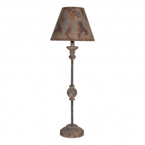 25LMC0045 Lampada da tavolo Ø 24x69 cm Marrone Metallo Lampada da scrivania