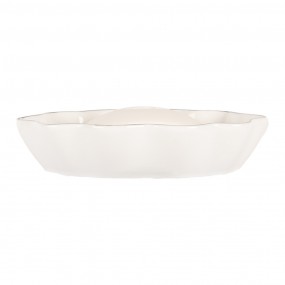 26CE1984 Soap Dish 15x10x3 cm White Ceramic