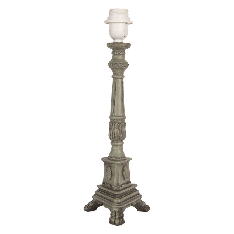 6LMP795 Lamp Base  14x14x42 cm Green Wood