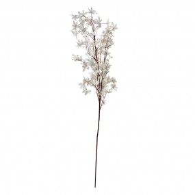 25PL0136W Fleur artificielle 112 cm Blanc Plastique