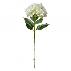 25PL0137BE Fleur artificielle Hortensia 68 cm Beige Plastique