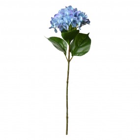 25PL0137BL Fleur artificielle Hortensia 68 cm Bleu Plastique