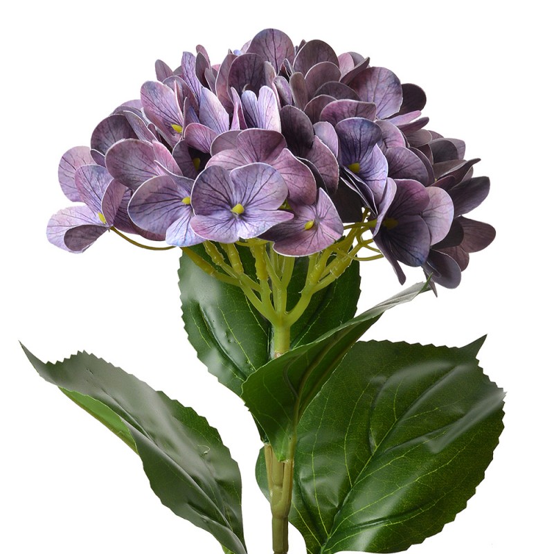 5PL0137LPA Artificial Flower Hydrangea 68 cm Purple Plastic