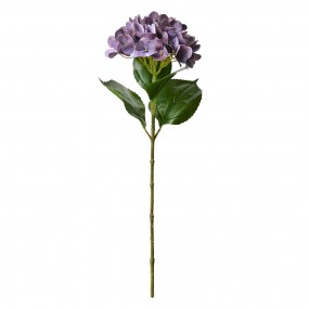 25PL0137LPA Artificial Flower Hydrangea 68 cm Purple Plastic