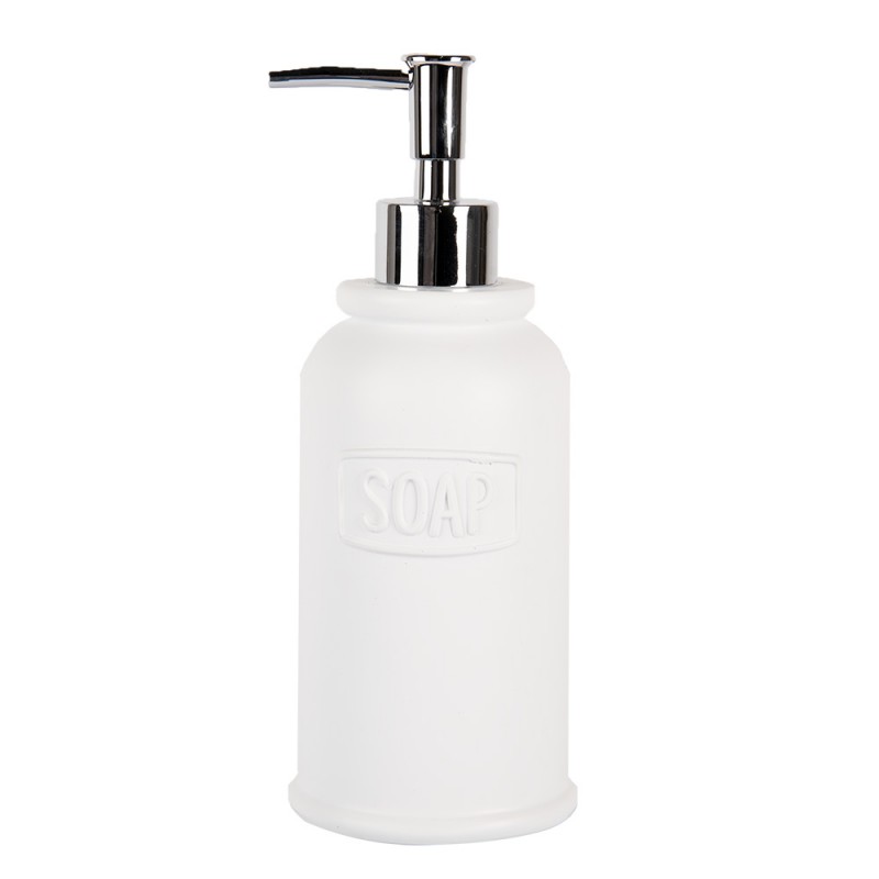 65874 Soap Dispenser 350 ml White Plastic Soap Pump