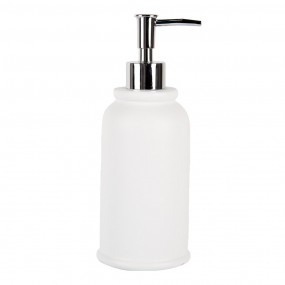 265874 Distributeur de savon 350 ml Blanc Plastique Pompe à savon