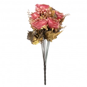 26PL0340 Kunstbloem 50 cm Roze Kunststof