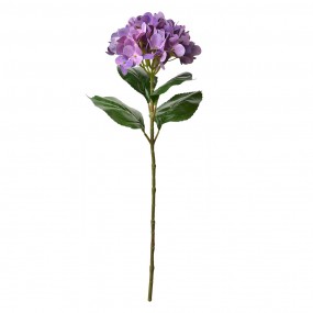 25PL0137PA Artificial Flower Hydrangea 68 cm Purple Plastic