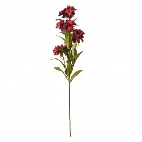 26PL0343R Fleur artificielle 70 cm Rouge Plastique