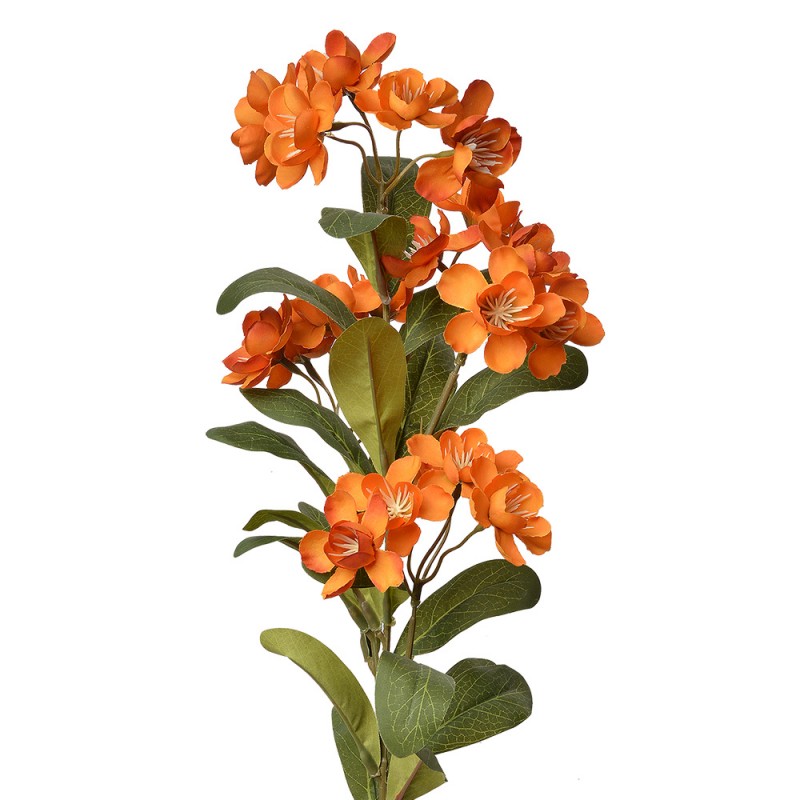 6PL0344O Fleur artificielle 70 cm Orange Plastique