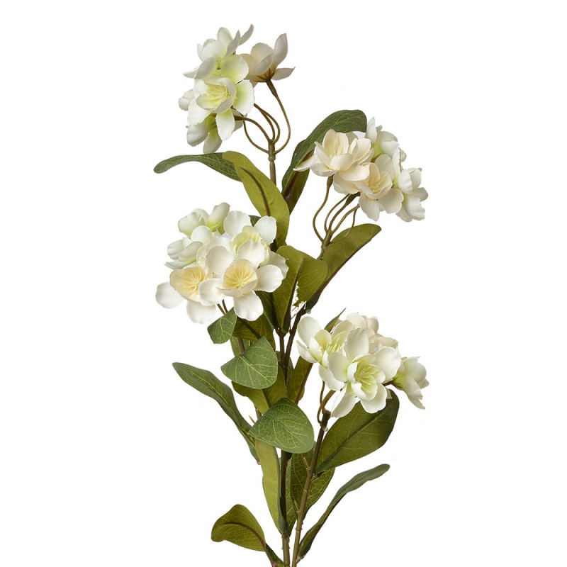 6PL0344W Artificial Flower 70 cm White Plastic