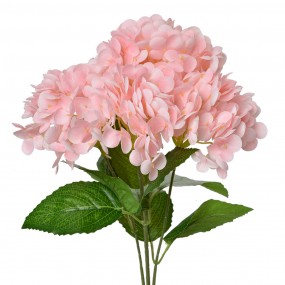 26PL0347P Fleur artificielle 45 cm Rose Plastique