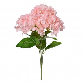 26PL0347P Fleur artificielle 45 cm Rose Plastique