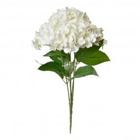 26PL0347W Fleur artificielle 45 cm Blanc Plastique