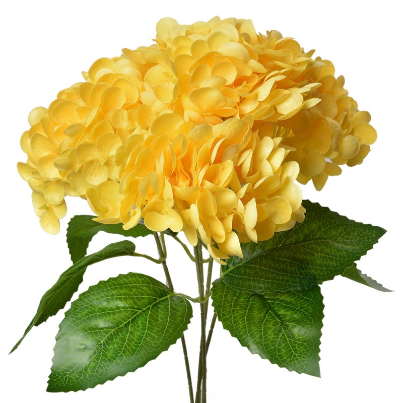 6PL0347Y Artificial Flower 45 cm Yellow Plastic