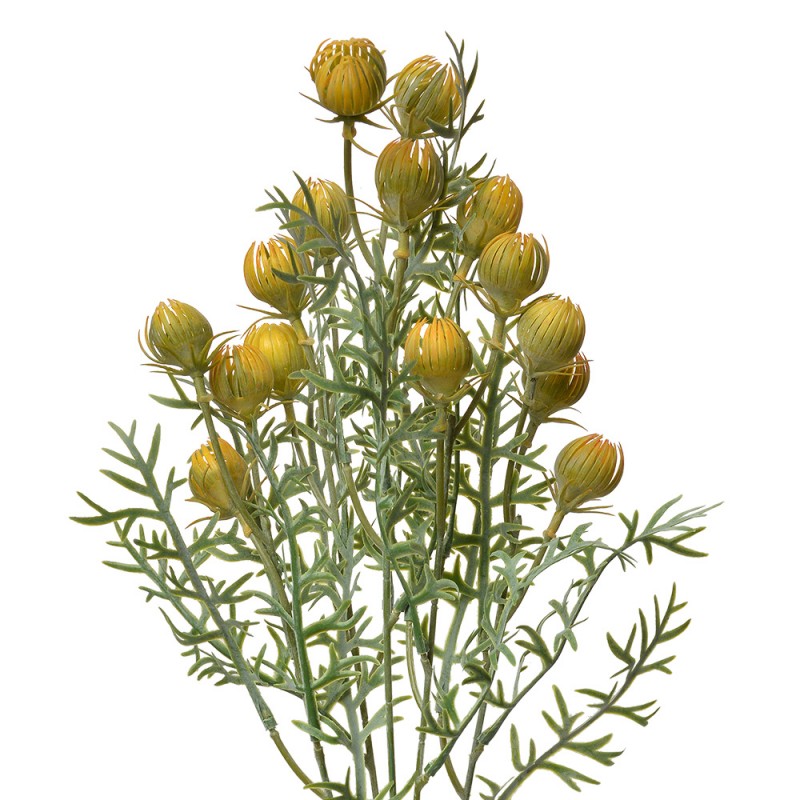 6PL0349Y Fiore artificiale 47 cm Giallo Plastica