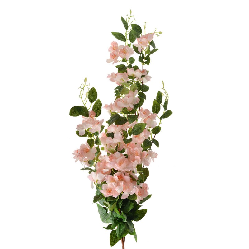 6PL0345P Fleur artificielle 88 cm Rose Vert Plastique