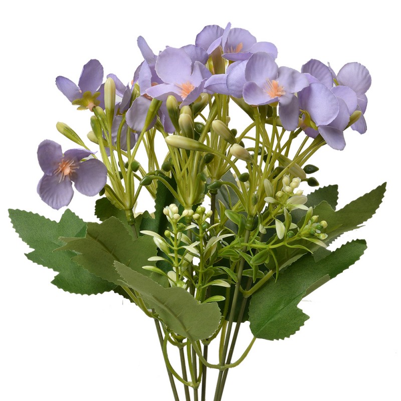 6PL0363PA Artificial Flower 30 cm Purple Plastic