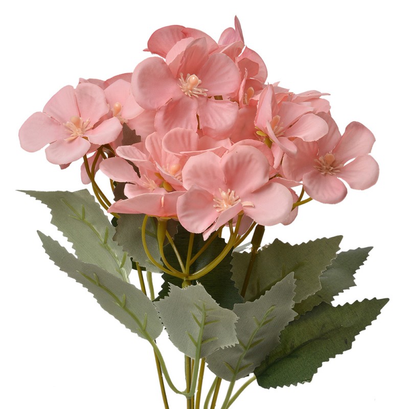 6PL0364P Fleur artificielle 30 cm Rose Plastique