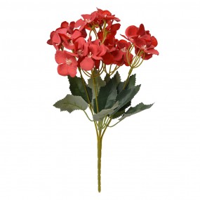 26PL0364R Fleur artificielle 30 cm Rouge Plastique