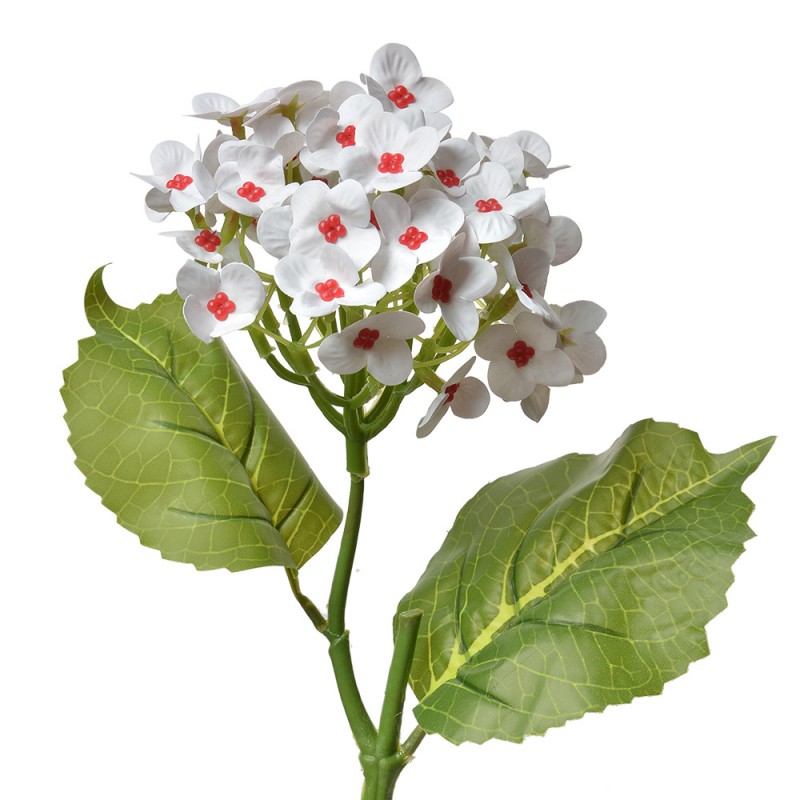 6PL0365W Fiore artificiale 37 cm Bianco Plastica