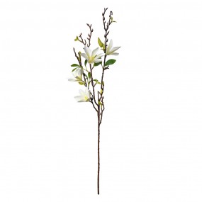 25PL0129W Fiore artificiale 84 cm Bianco Plastica