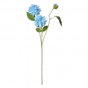 25PL0130LBL Fleur artificielle 70 cm Bleu Plastique